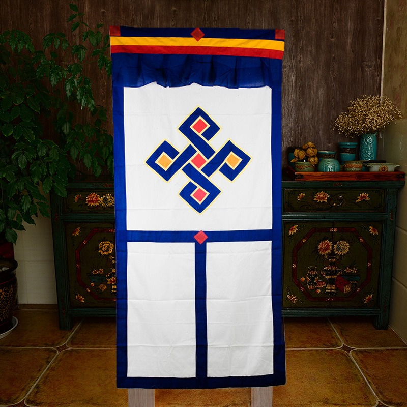 Tibetan Buddhist Door Curtain  – Embroidery Knot recenzja i cena