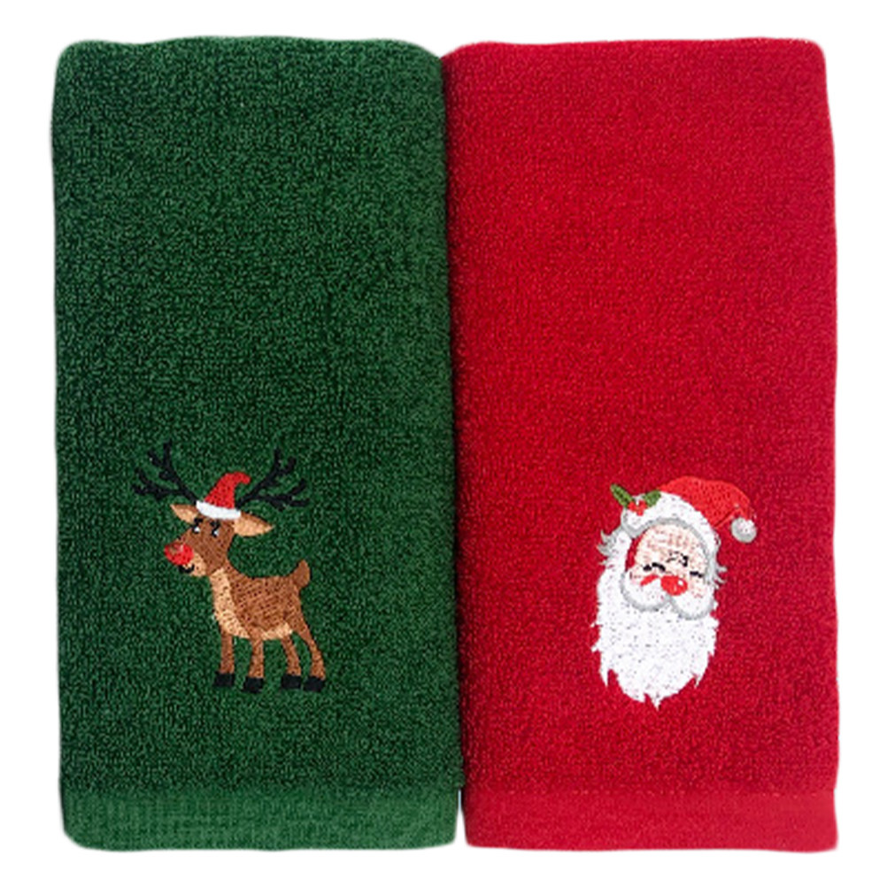 2Pcs Christmas Themed Embroide – Embroidery Xmas Decorations recenzja i cena