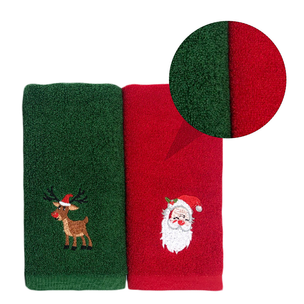 2Pcs Christmas Themed Embroide – Embroidery Xmas Decorations recenzja i cena