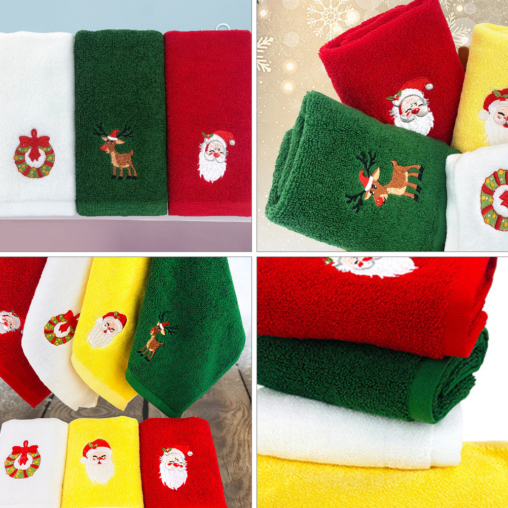 2Pcs Christmas Themed Embroide – Embroidery Xmas Decorations recenzja i cena