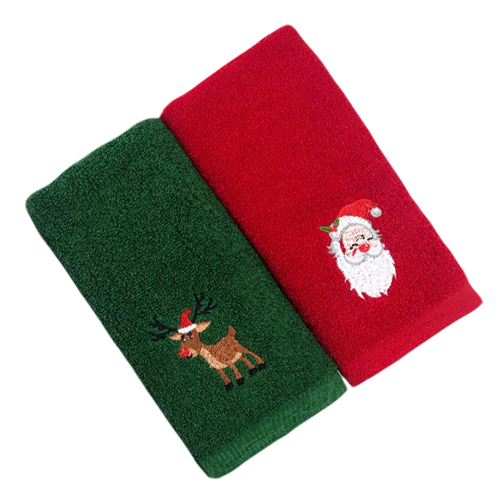 2Pcs Christmas Themed Embroide – Embroidery Xmas Decorations recenzja i cena