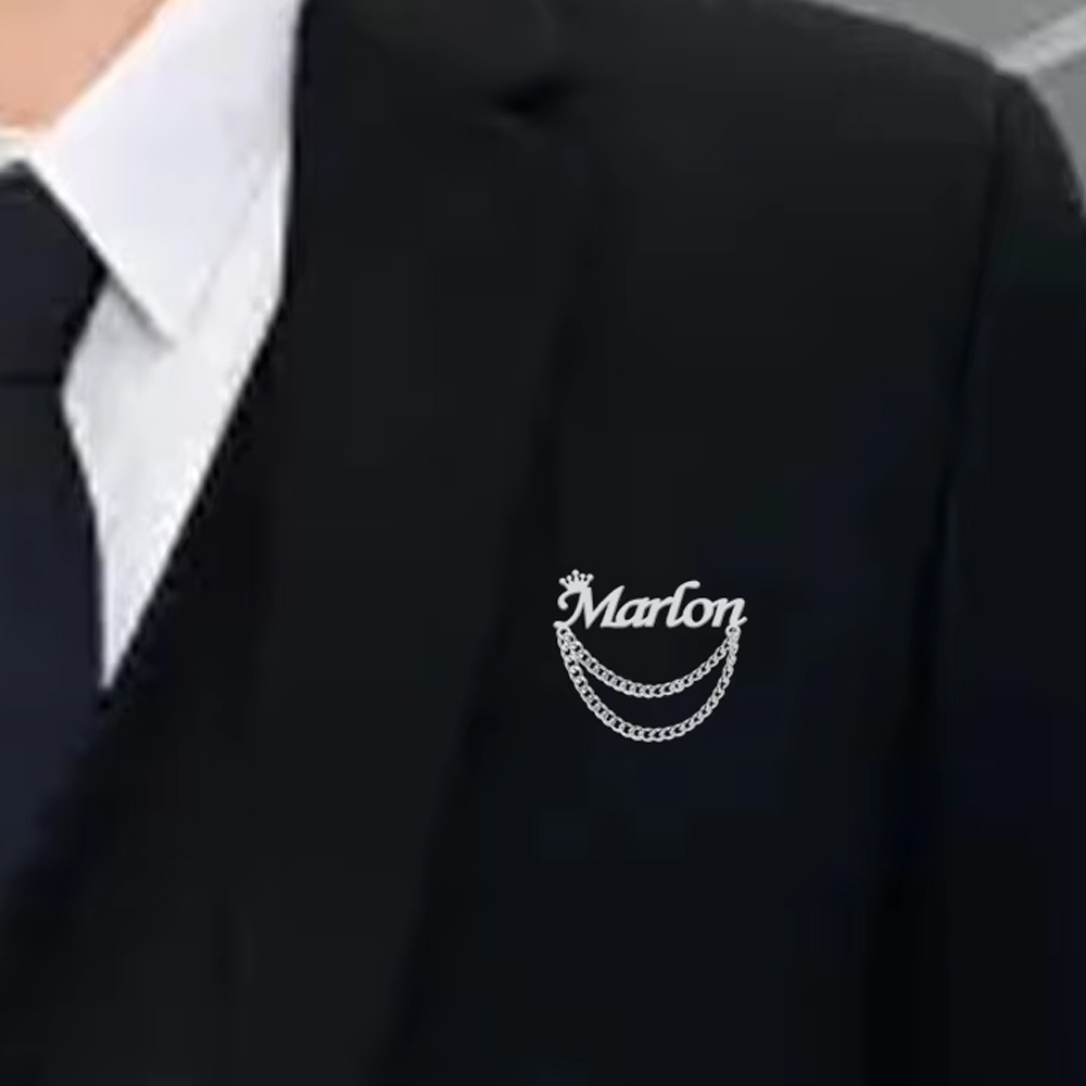 Personalized Name Brooch Custo – Embroidery Names recenzja i cena
