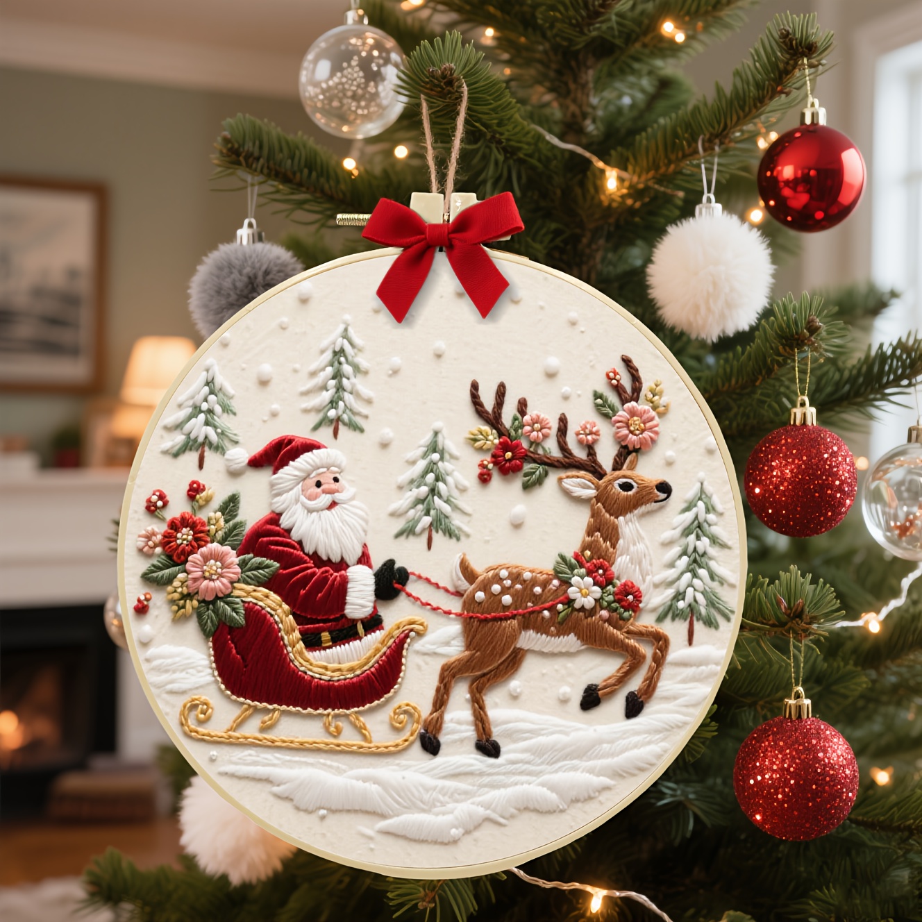 A complete Christmas reindeer  – Embroidery Xmas recenzja i cena