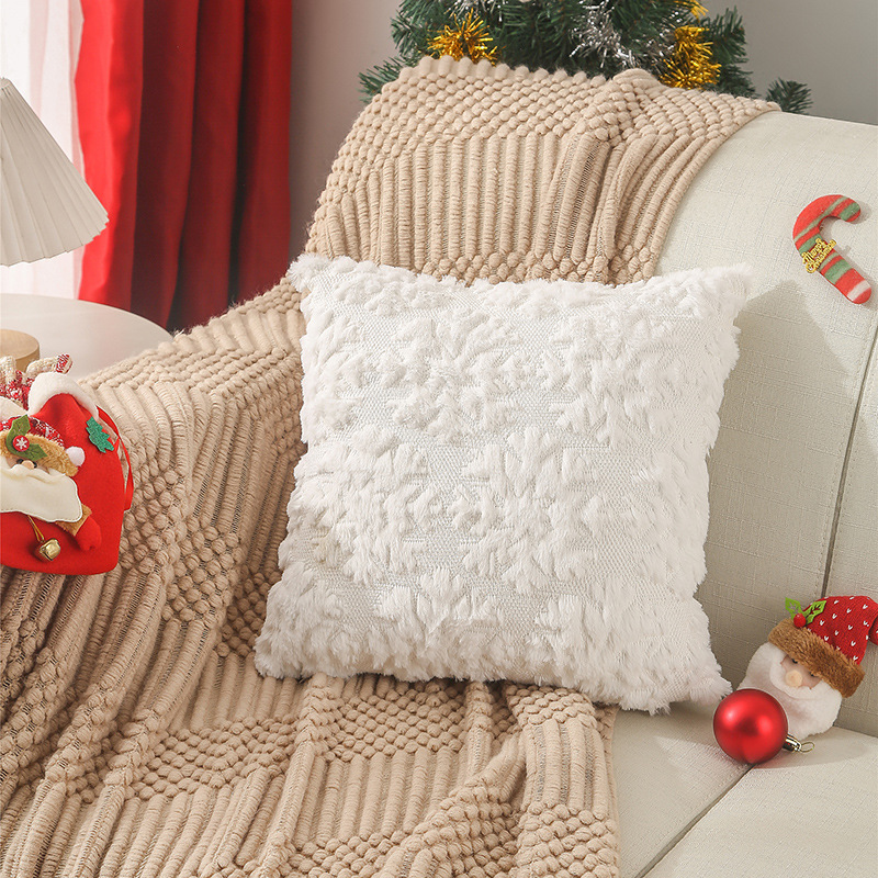 45x45cm Christmas Snowflake Em – Embroidery Xmas Decorations recenzja i cena
