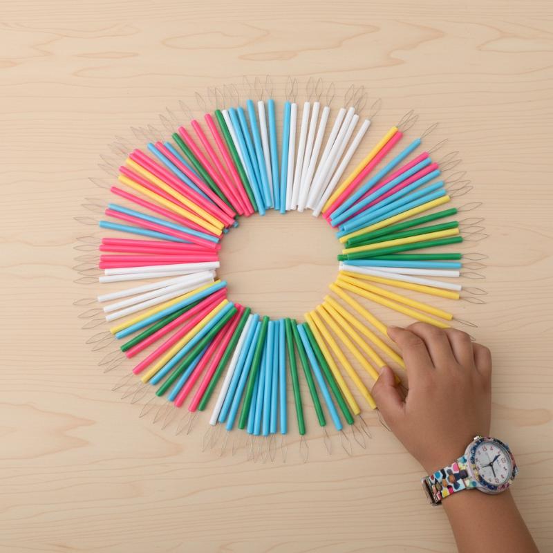100 Pack Colorful Cylindrical  – Embroidery Needle recenzja i cena