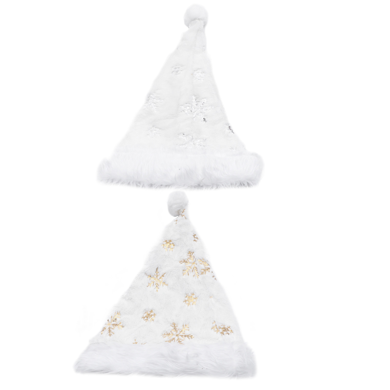 2Pcs Christmas Hat Embroidery  – Embroidery Xmas Decorations recenzja i cena