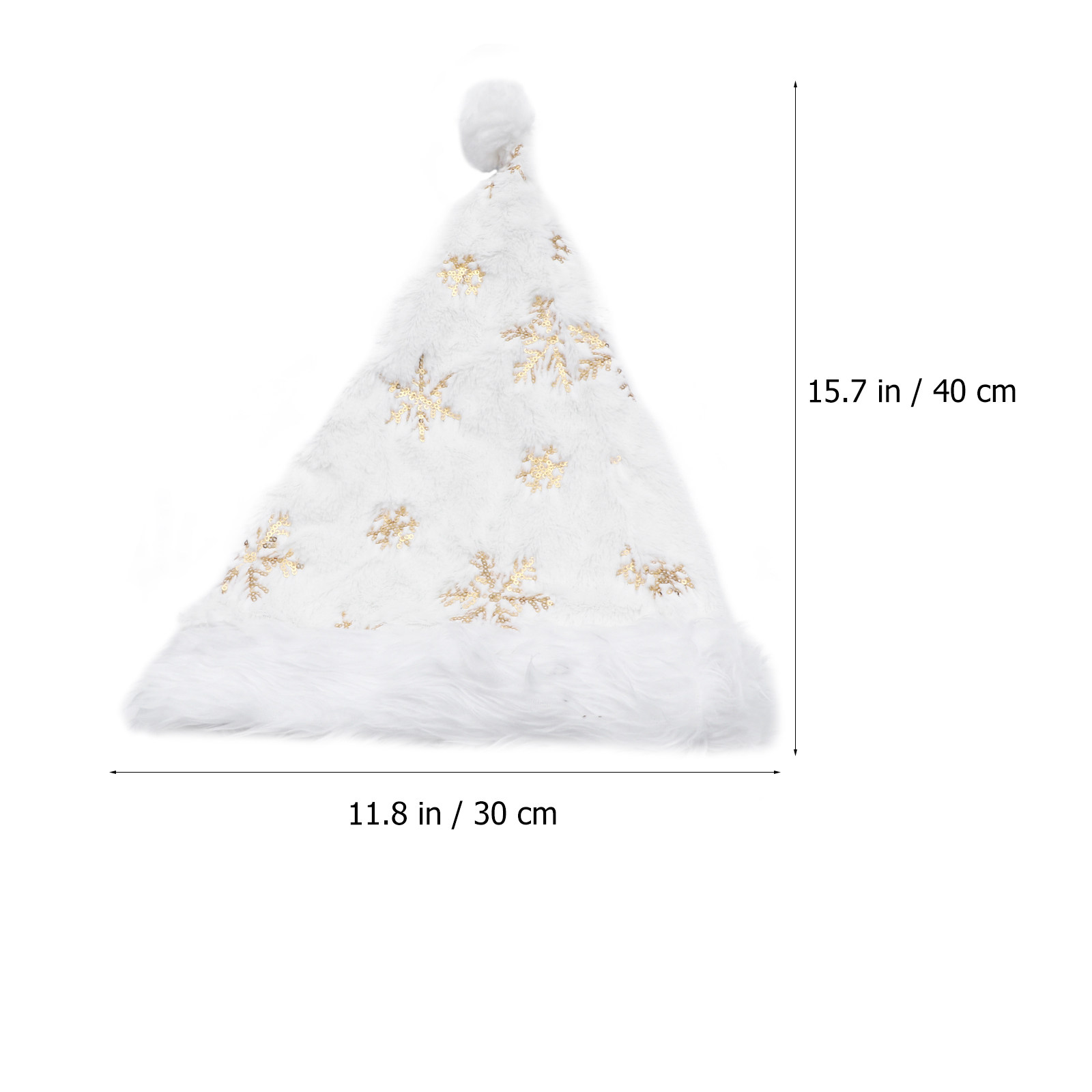 2Pcs Christmas Hat Embroidery  – Embroidery Xmas Decorations recenzja i cena