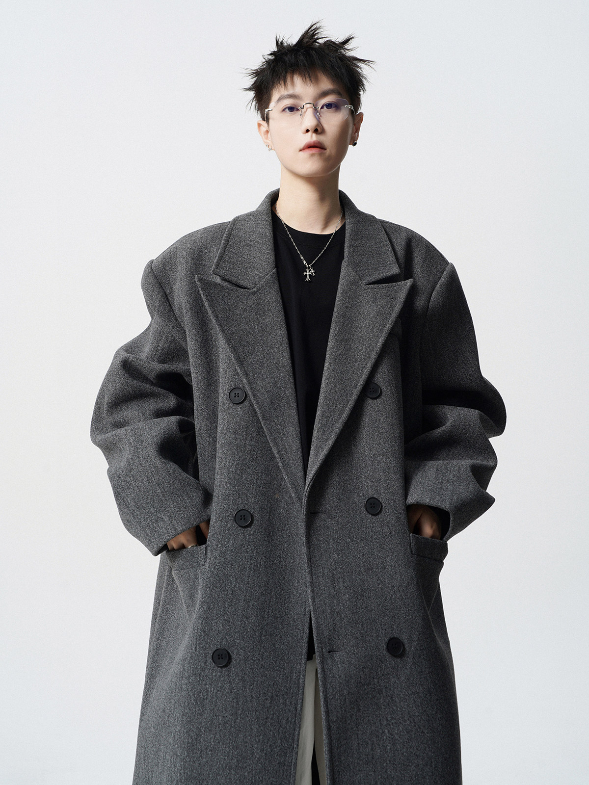 Trench Coats Casual Mens Maple – Embroidery Unique Design recenzja i cena