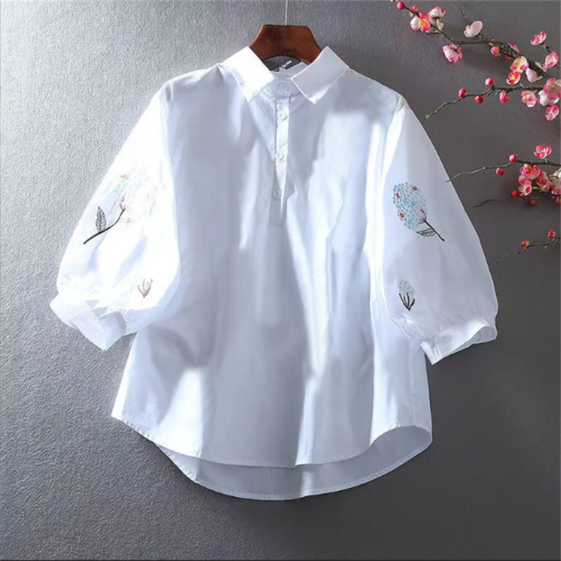 Embroidered Blouses Women's Sh – Embroidery Artist recenzja i cena