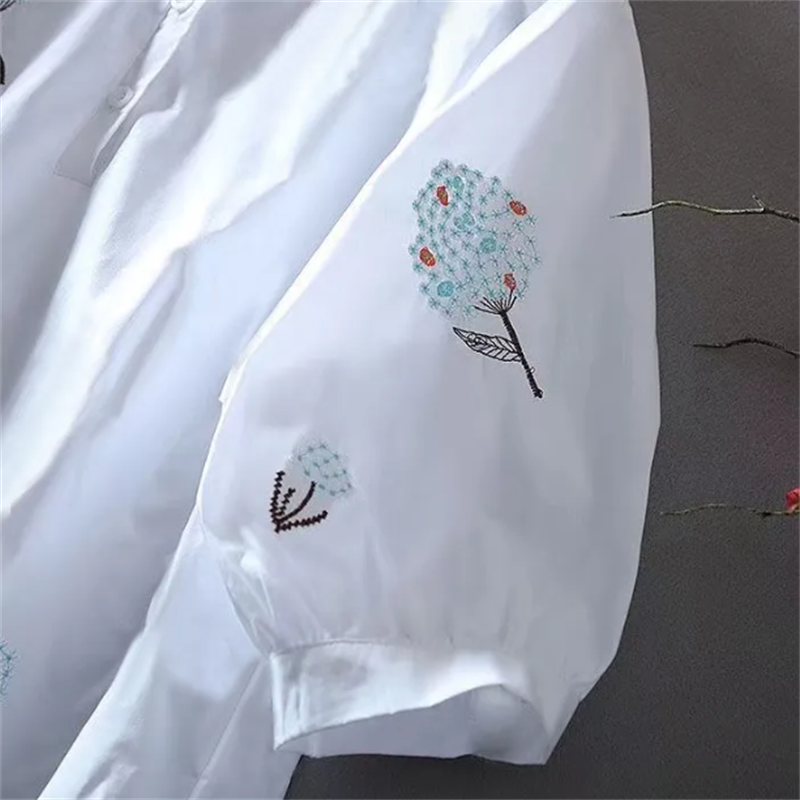 Embroidered Blouses Women's Sh – Embroidery Artist recenzja i cena