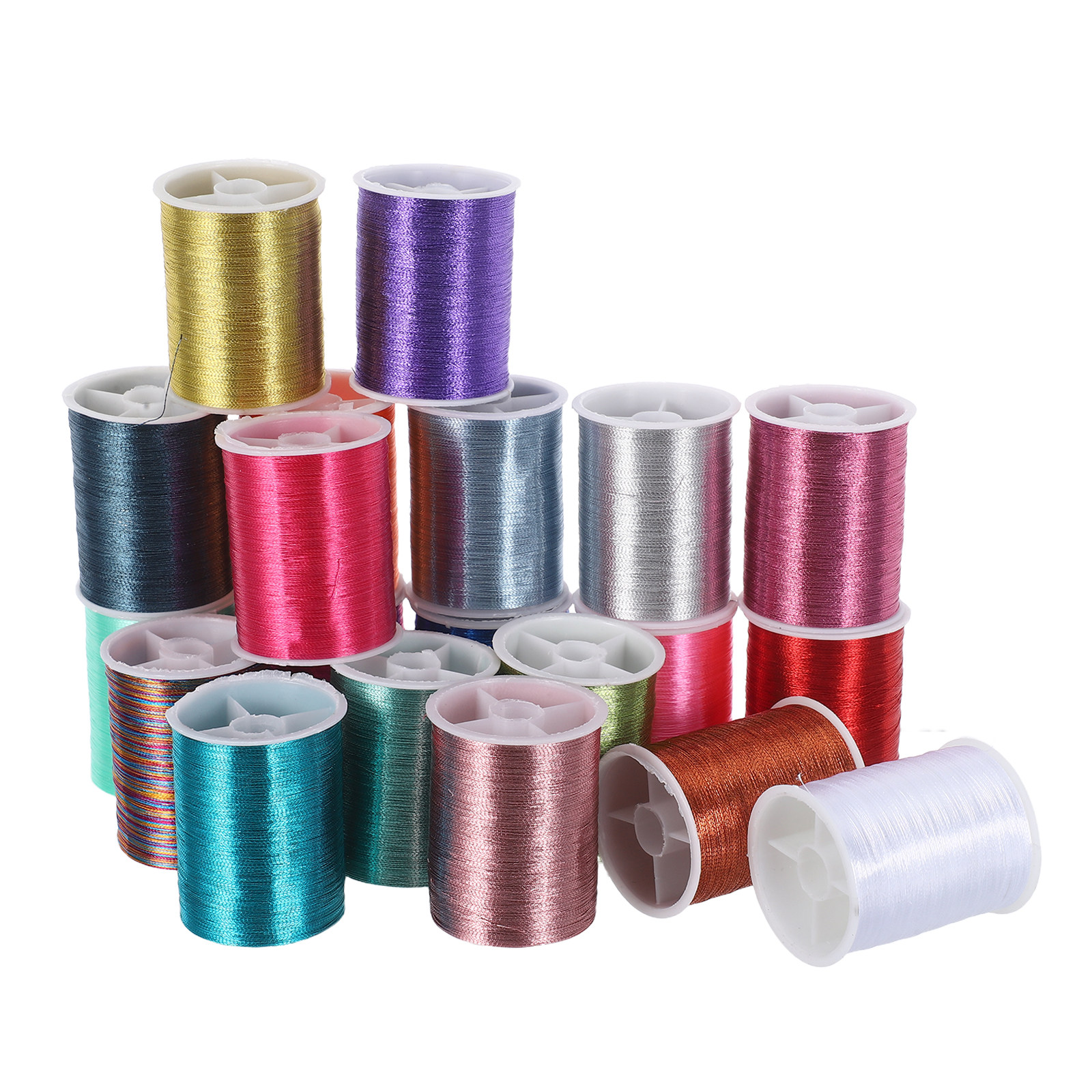 Metallic Embroidery Thread Set – Embroidery And Quilting recenzja i cena