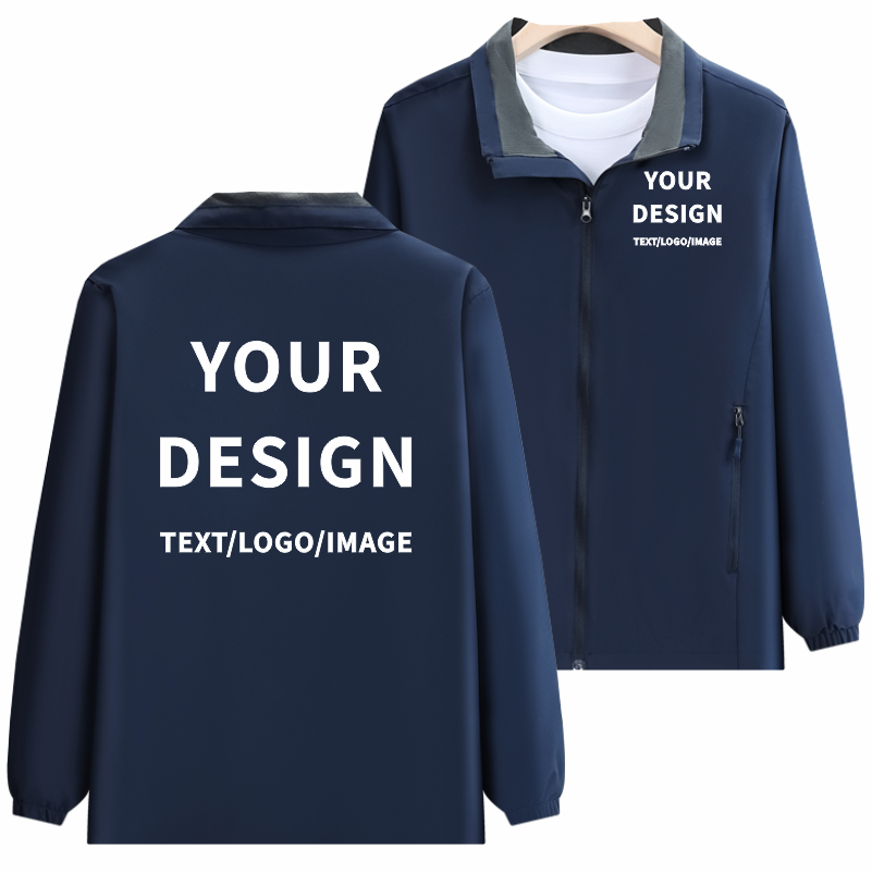 Fashion Solid Color Jacket Cus – Embroidery Design Logo recenzja i cena