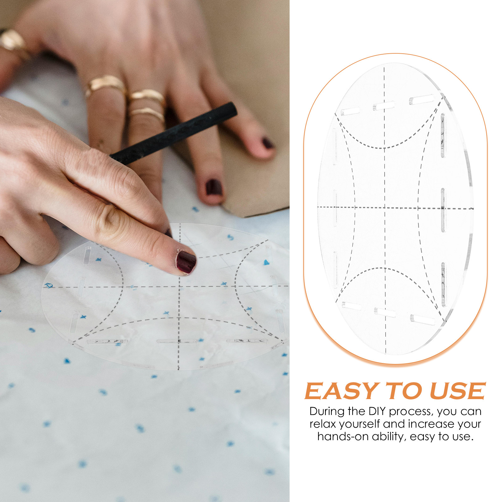Sturdy Acrylic Quilting Ruler  – Embroidery And Quilting recenzja i cena