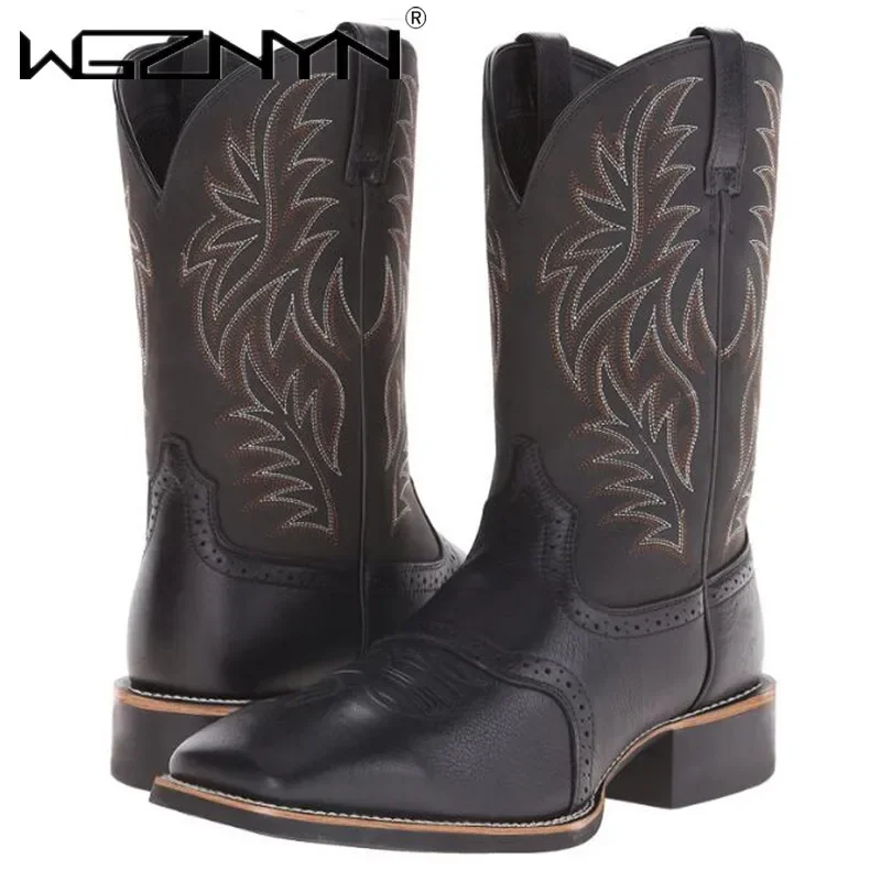 Men High Boots Embroidery Retr – Embroidery Design Free recenzja i cena