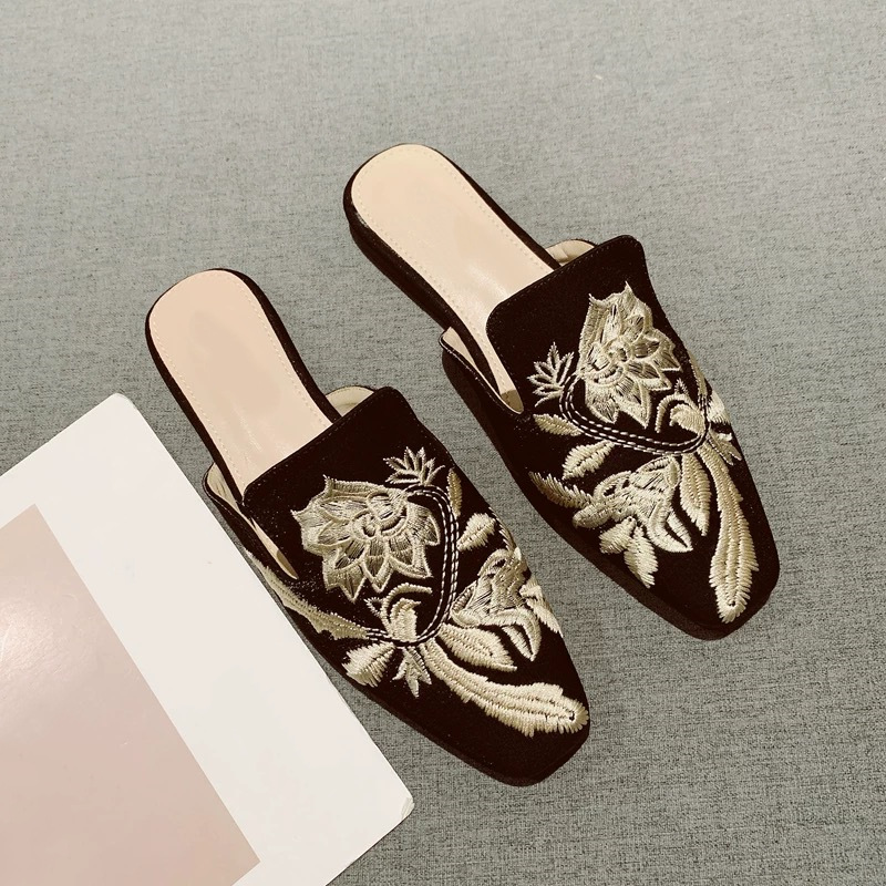 2026 New Womens Shoe Retro Emb – Embroidery Design Free recenzja i cena