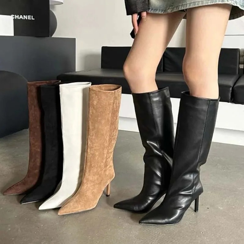 Luxury Women Long Boots Fashio – Embroidery Design Free recenzja i cena