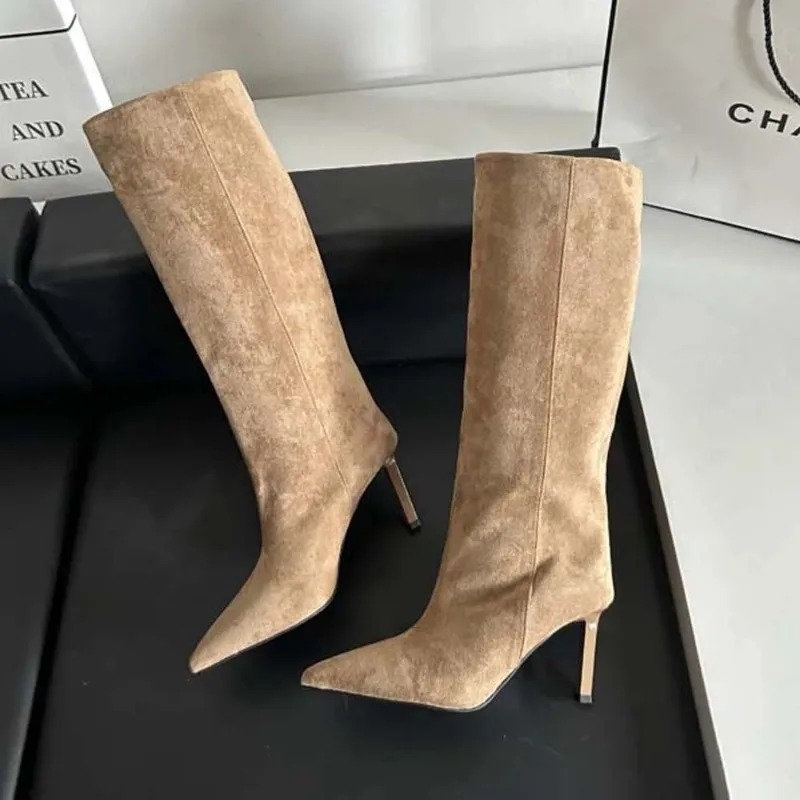 Luxury Women Long Boots Fashio – Embroidery Design Free recenzja i cena