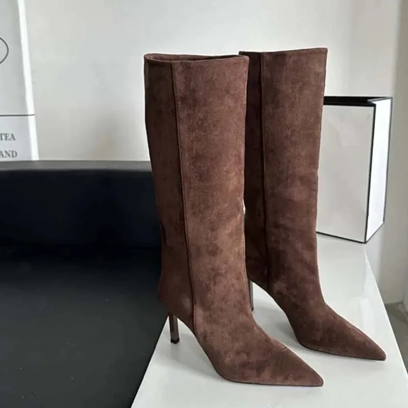 Luxury Women Long Boots Fashio – Embroidery Design Free recenzja i cena
