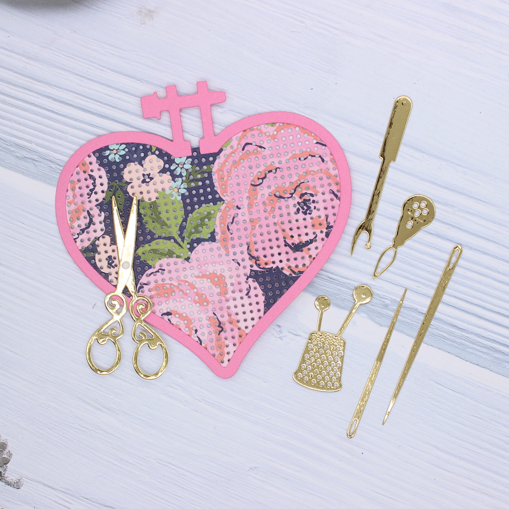 KSCRAFT Heart Embroidery Hoop  – Embroidery Hooping recenzja i cena
