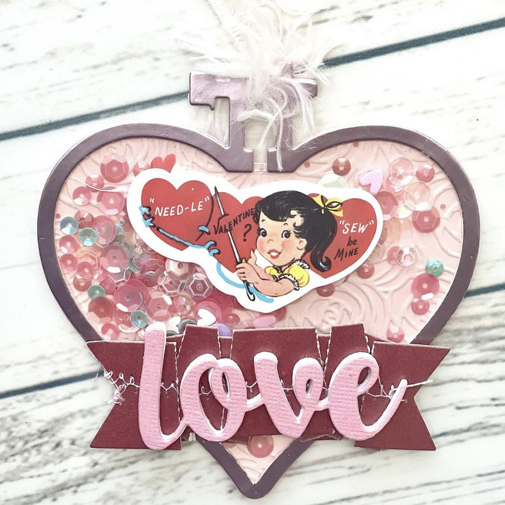KSCRAFT Heart Embroidery Hoop  – Embroidery Hooping recenzja i cena