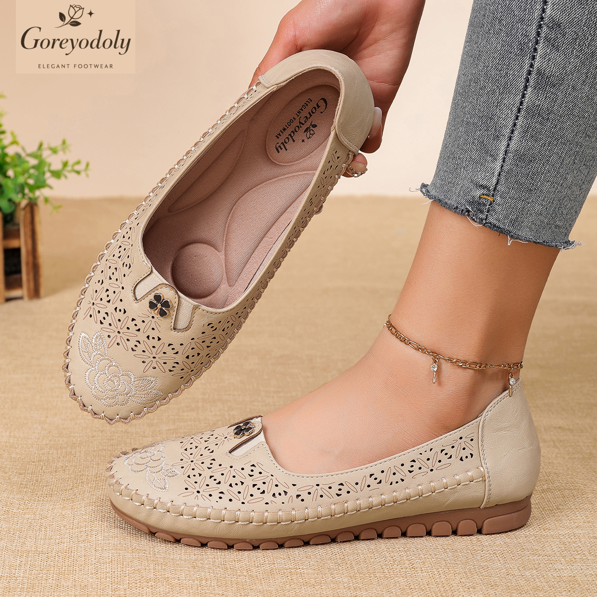 Goreyodoly women loafers flora – Embroidery Design Free recenzja i cena