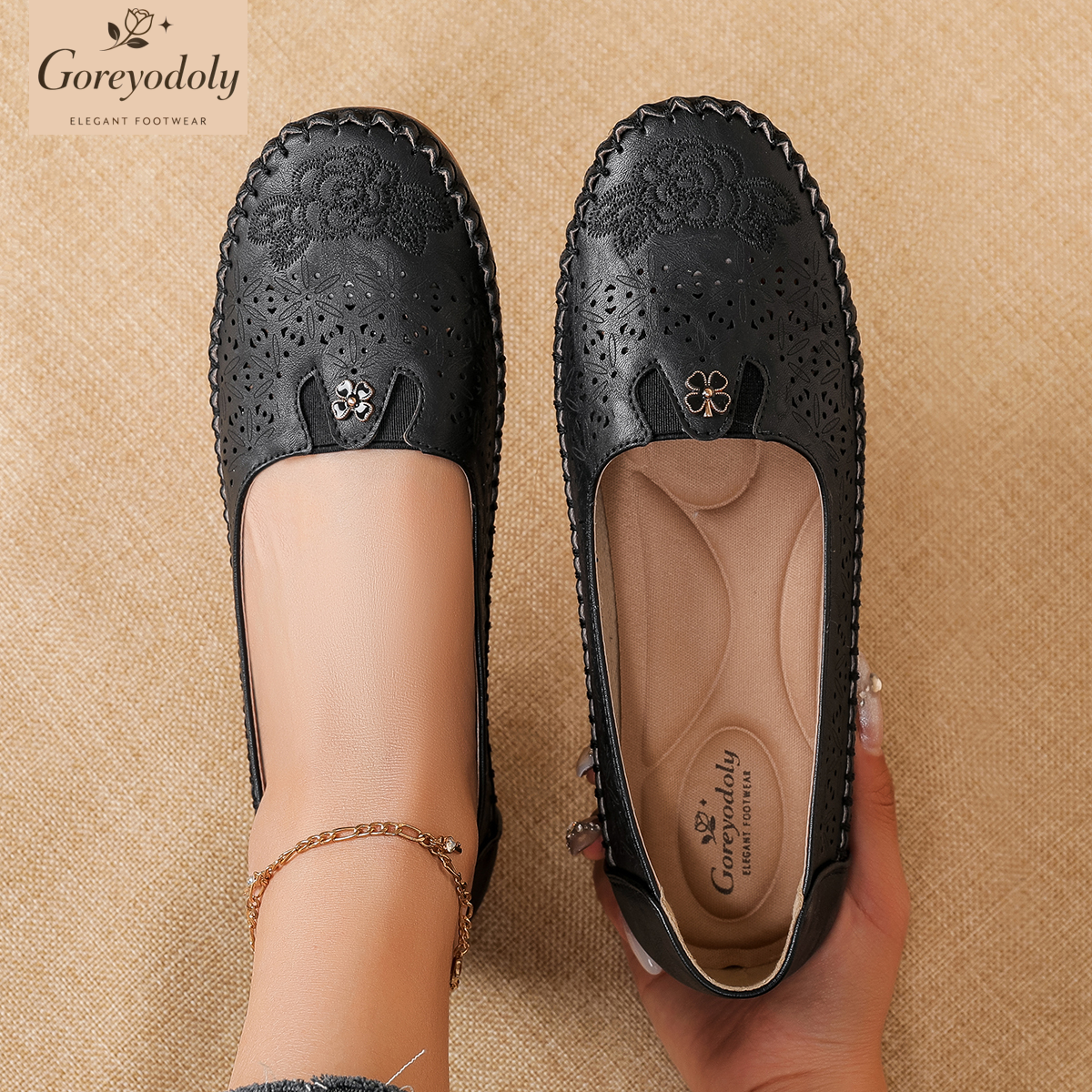 Goreyodoly women loafers flora – Embroidery Design Free recenzja i cena