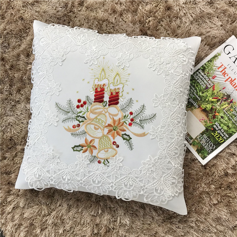 Christmas Embroidery Cushion C – Embroidery Xmas Decorations recenzja i cena