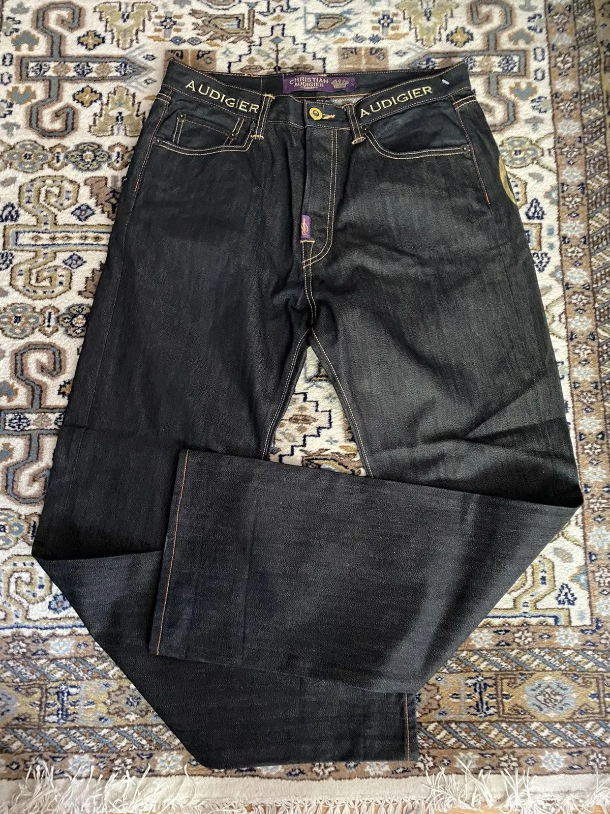 Vintage 90s Gothic Y2k liberty – Embroidery Jeans Sakura recenzja i cena