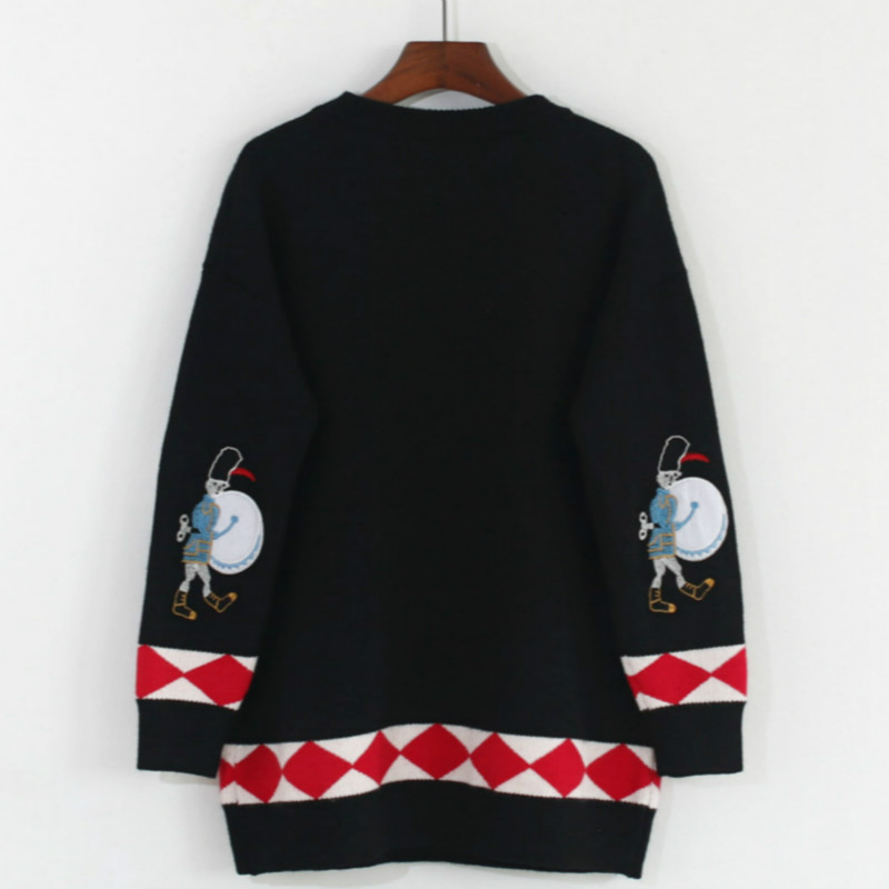 Winter Runway Sweater Women Lu – Embroidery Xmas recenzja i cena