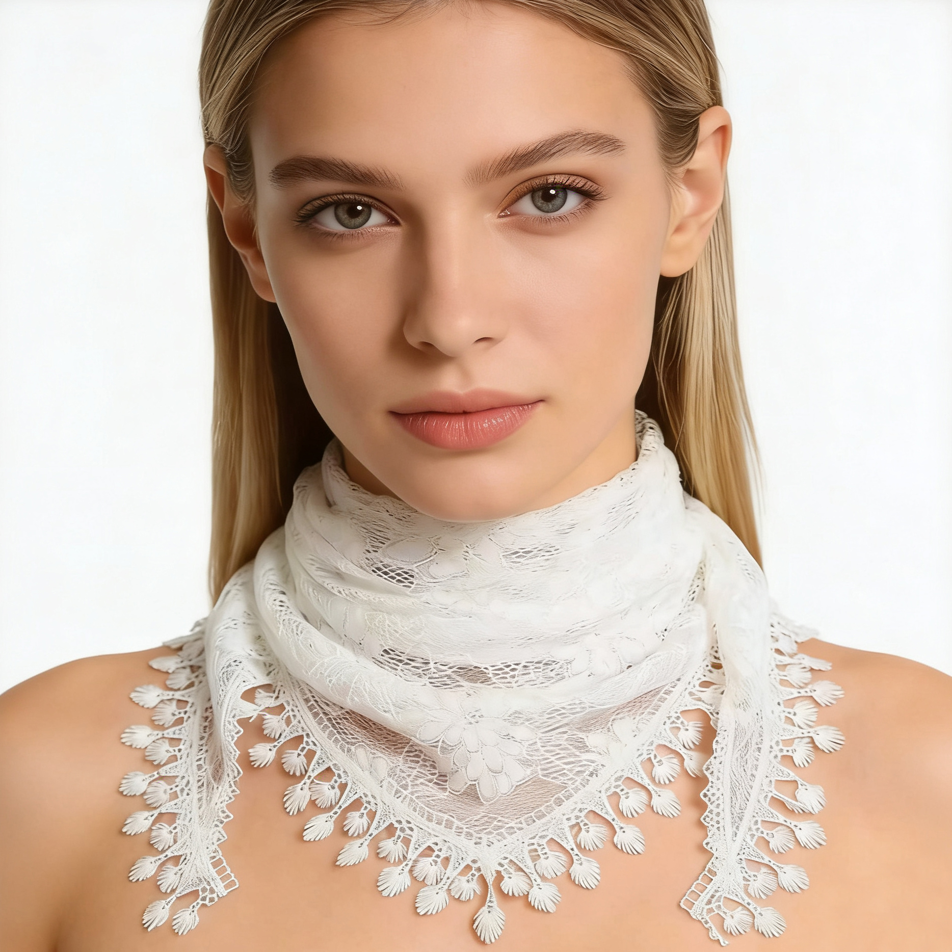 Bohemian Lace Floral Embroider – Embroidery Veil recenzja i cena