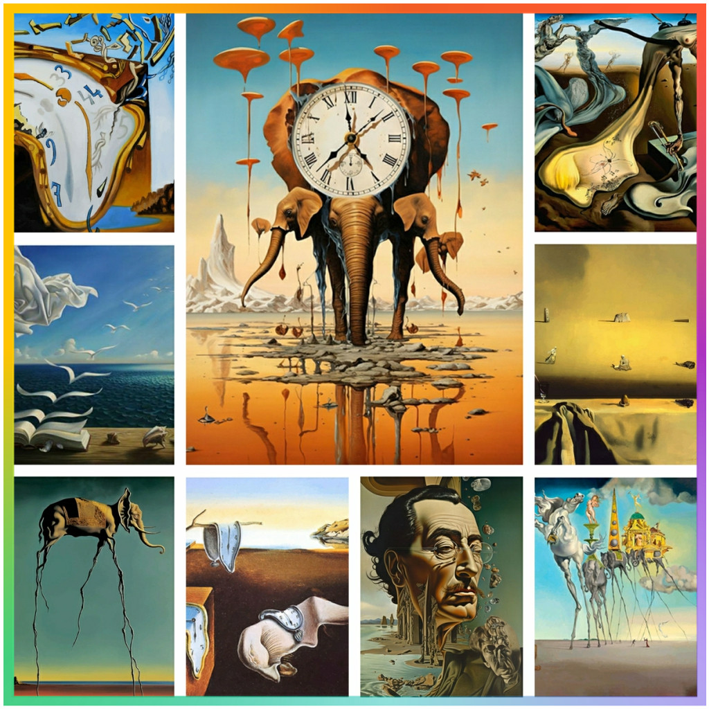 Surrealism Famous Artwork By S – Embroidery Roll Pattern recenzja i cena