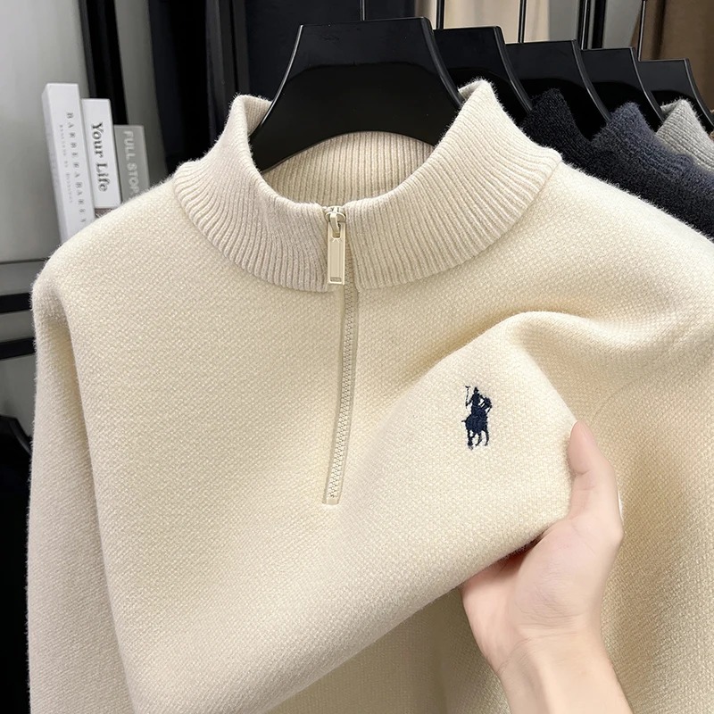 High end zipper stand up colla – Embroidery Design Logo recenzja i cena