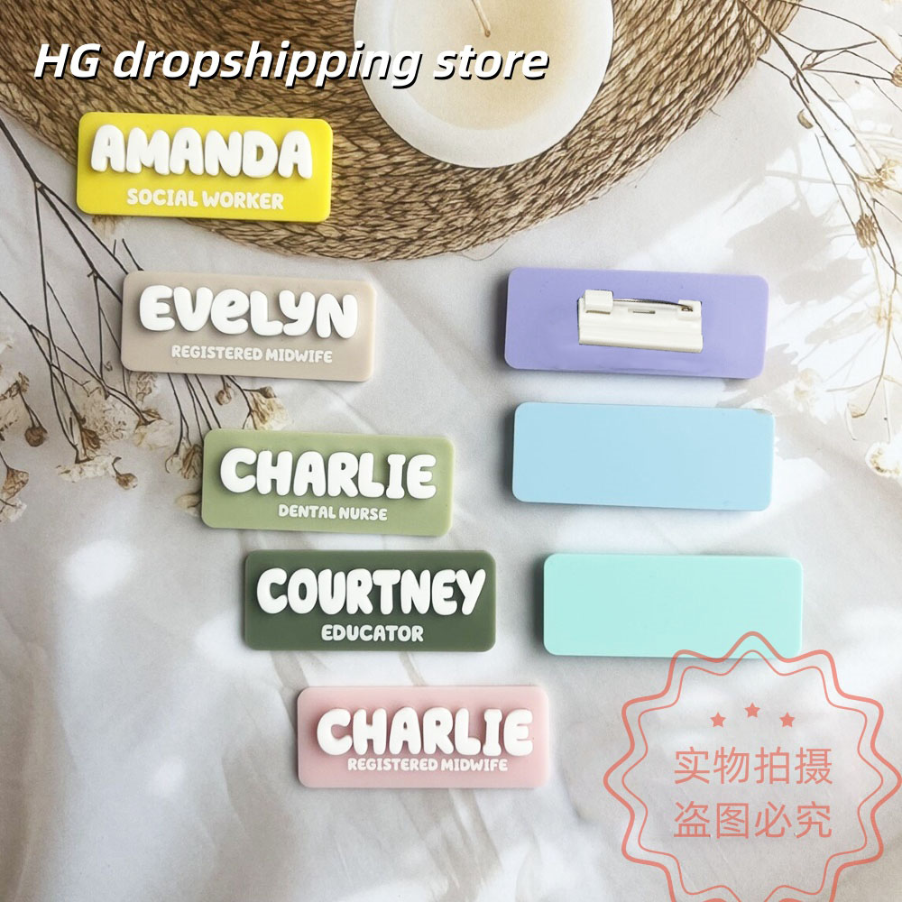 Custom Name Brooch Personalize – Embroidery Names recenzja i cena