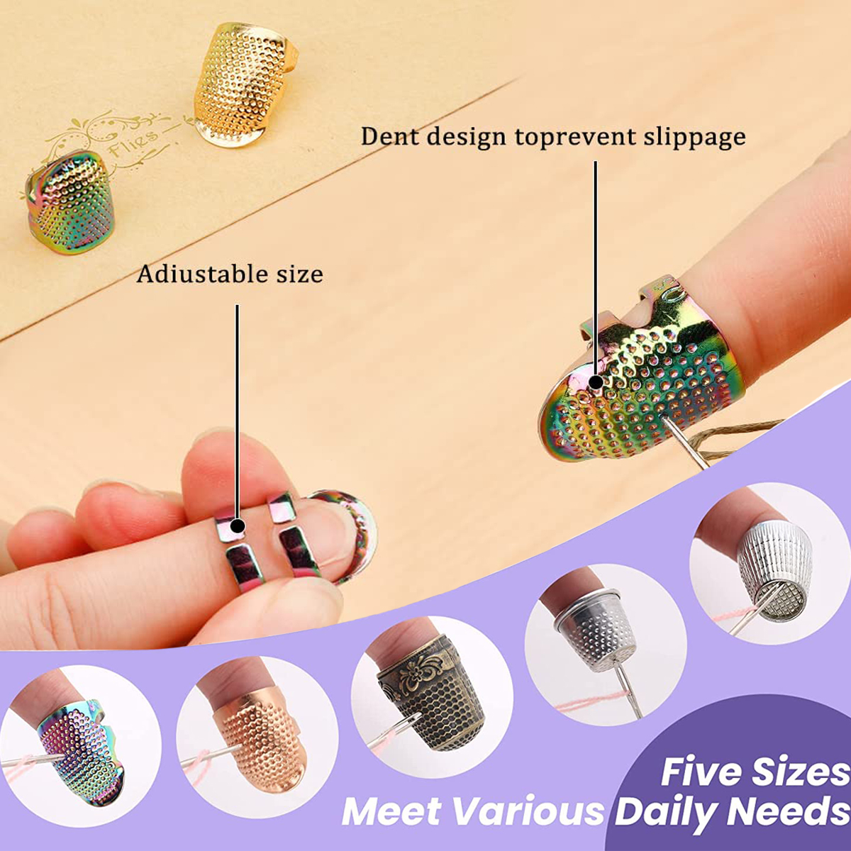 Hand-Working Sewing Thimble Me – Embroidery Job recenzja i cena