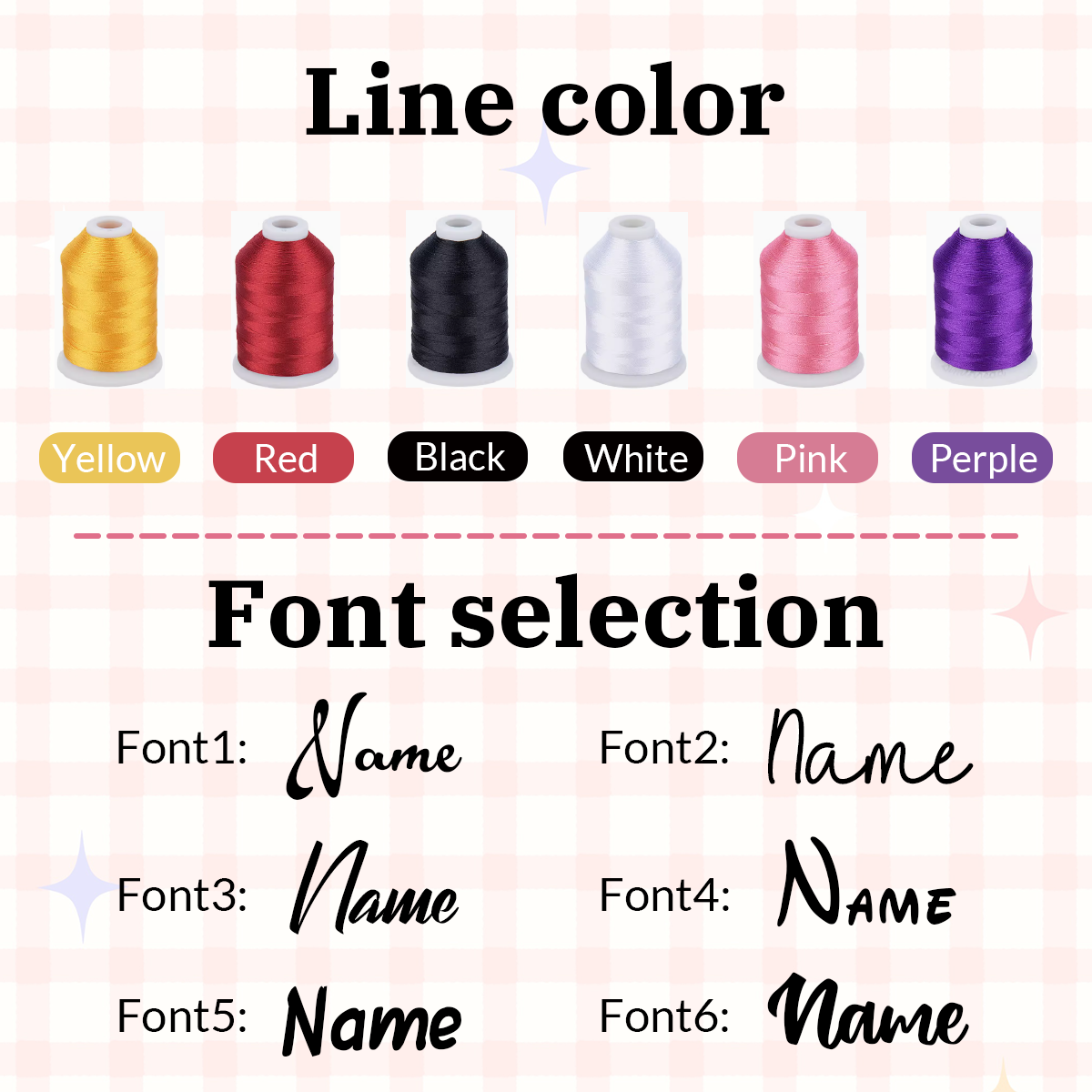 custom embroidered name childr – Embroidery Names recenzja i cena