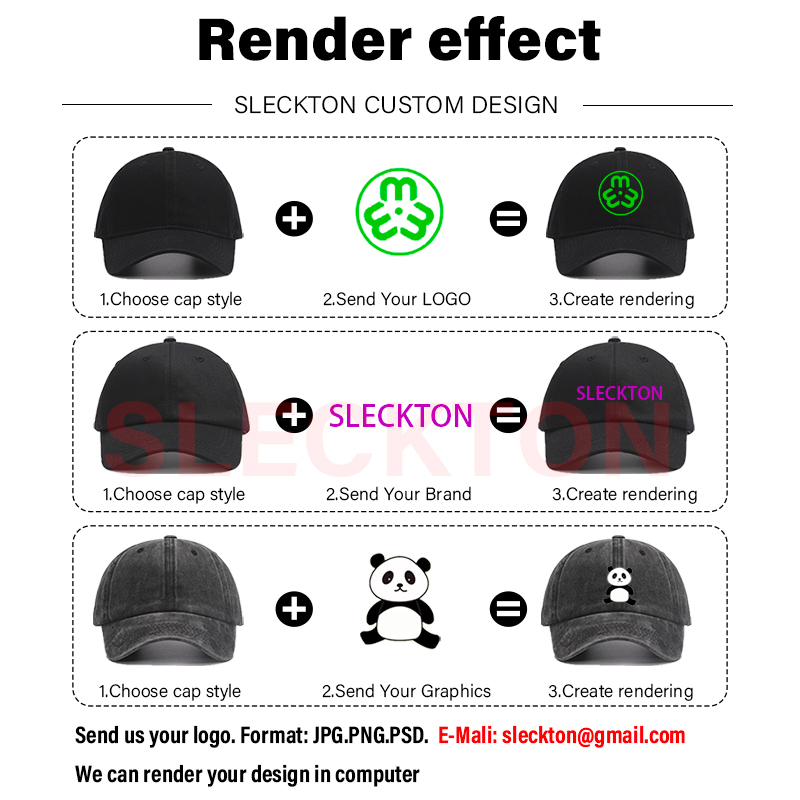 SLECKTON Custom Hat Logo Embro – Embroidery Design Logo recenzja i cena