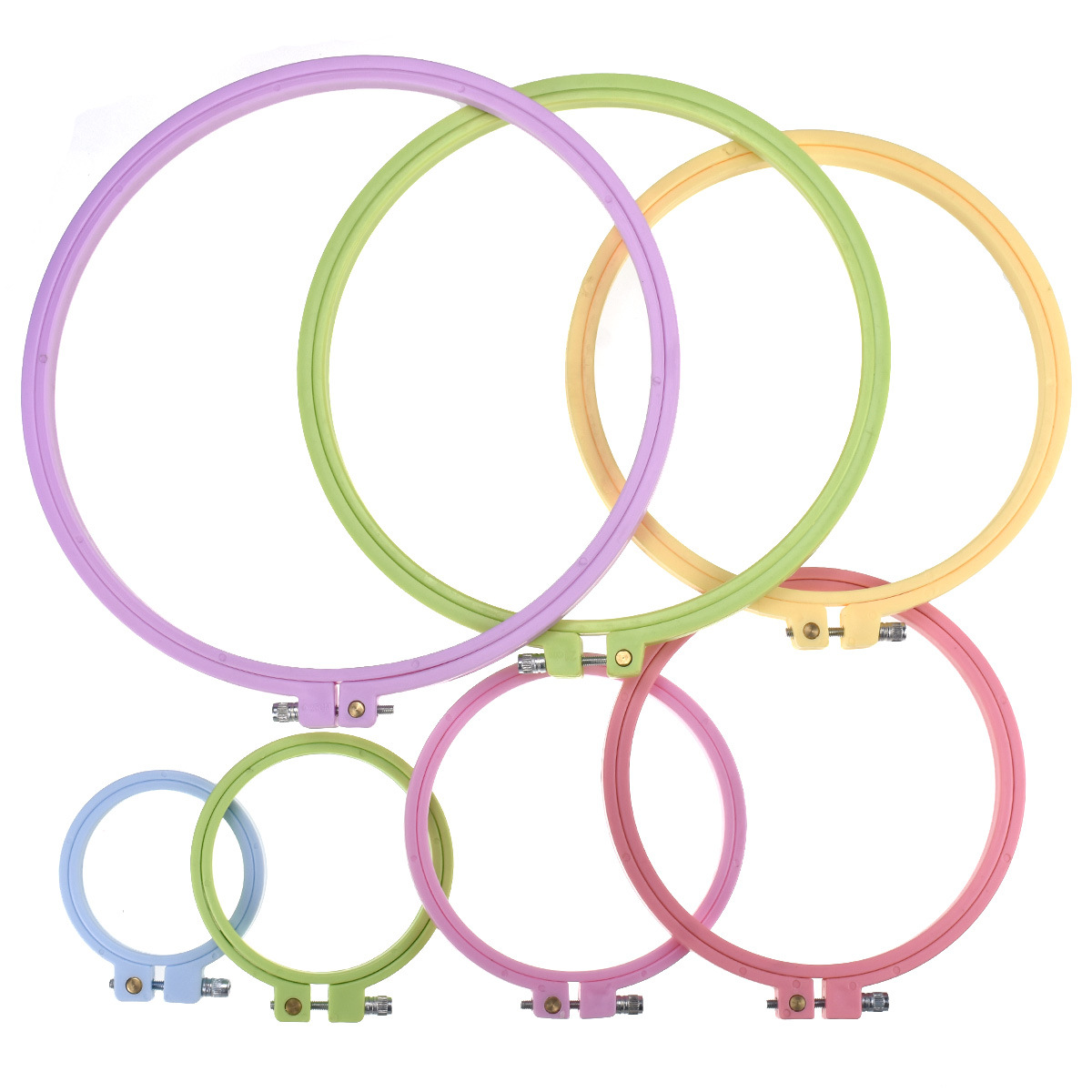 Round Cross Stitch Embroidery  – Embroidery Ring Sizes recenzja i cena
