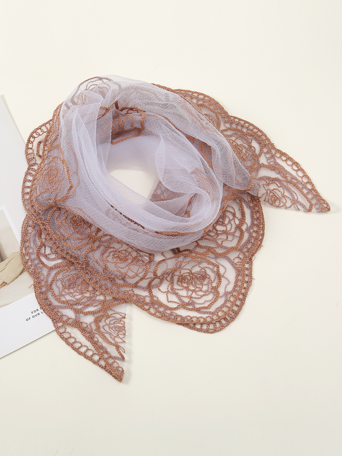 80*80cm Lace Square Bandanas S – Embroidery Veil recenzja i cena