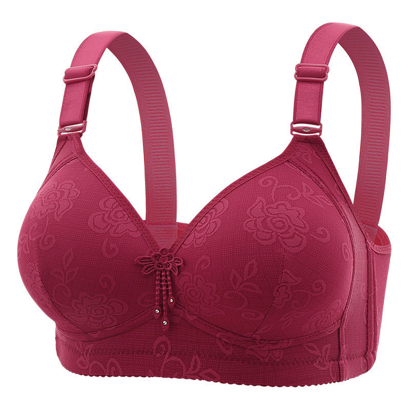 New Women Mom Bra Large Size T – Embroidery Ring Sizes recenzja i cena