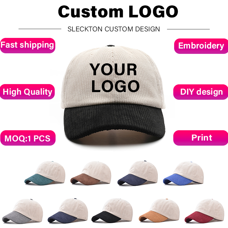 SLECKTON Logo Custom Baseball  – Embroidery Design Logo recenzja i cena