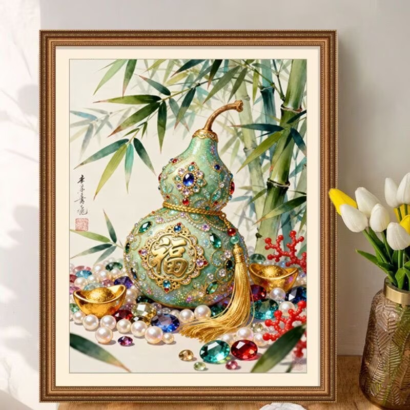9CT 11CT gourd Embroidery DIY  – Embroidery Job recenzja i cena