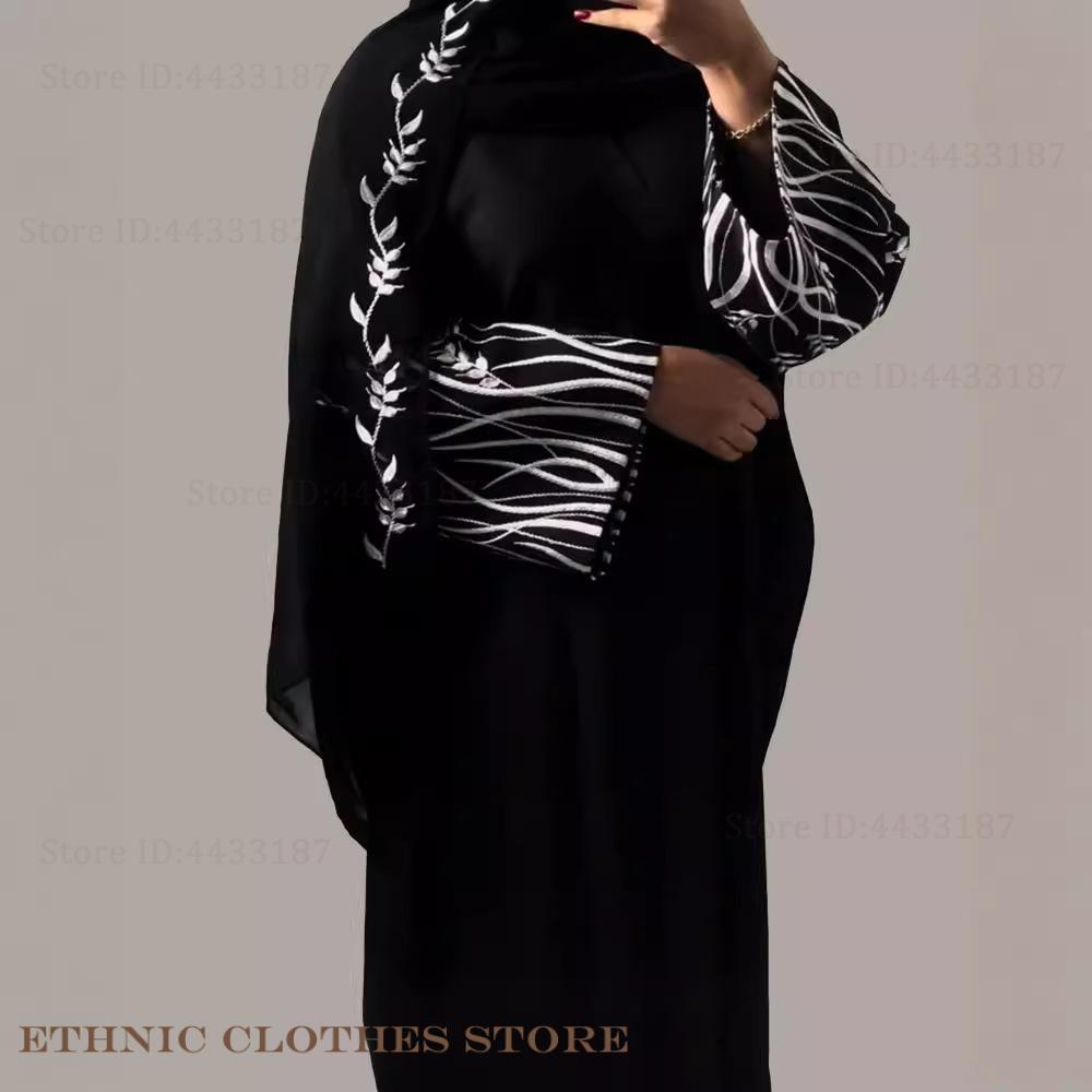 Muslim Women Dress Elegant Bla – Embroidery Kebaya recenzja i cena