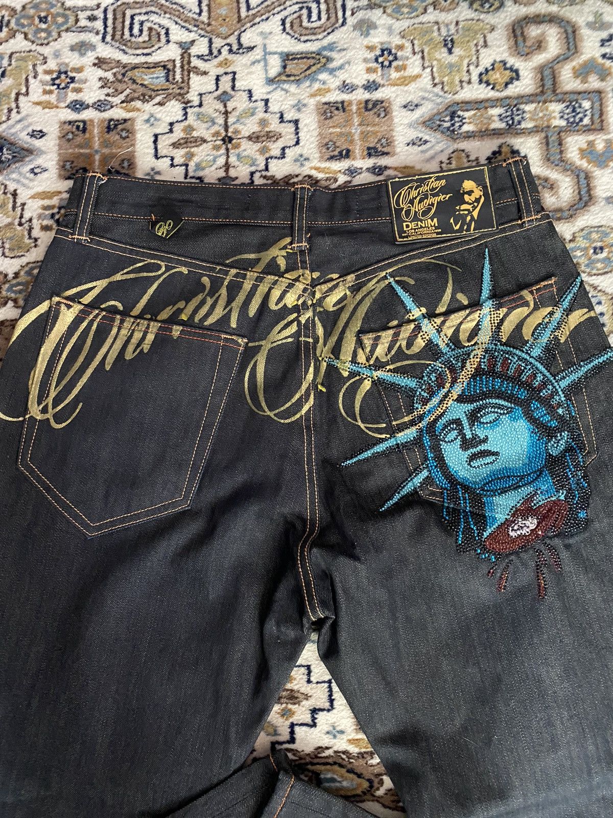 Harajuku Y2k 2000s Women Cloth – Embroidery Jeans Sakura recenzja i cena