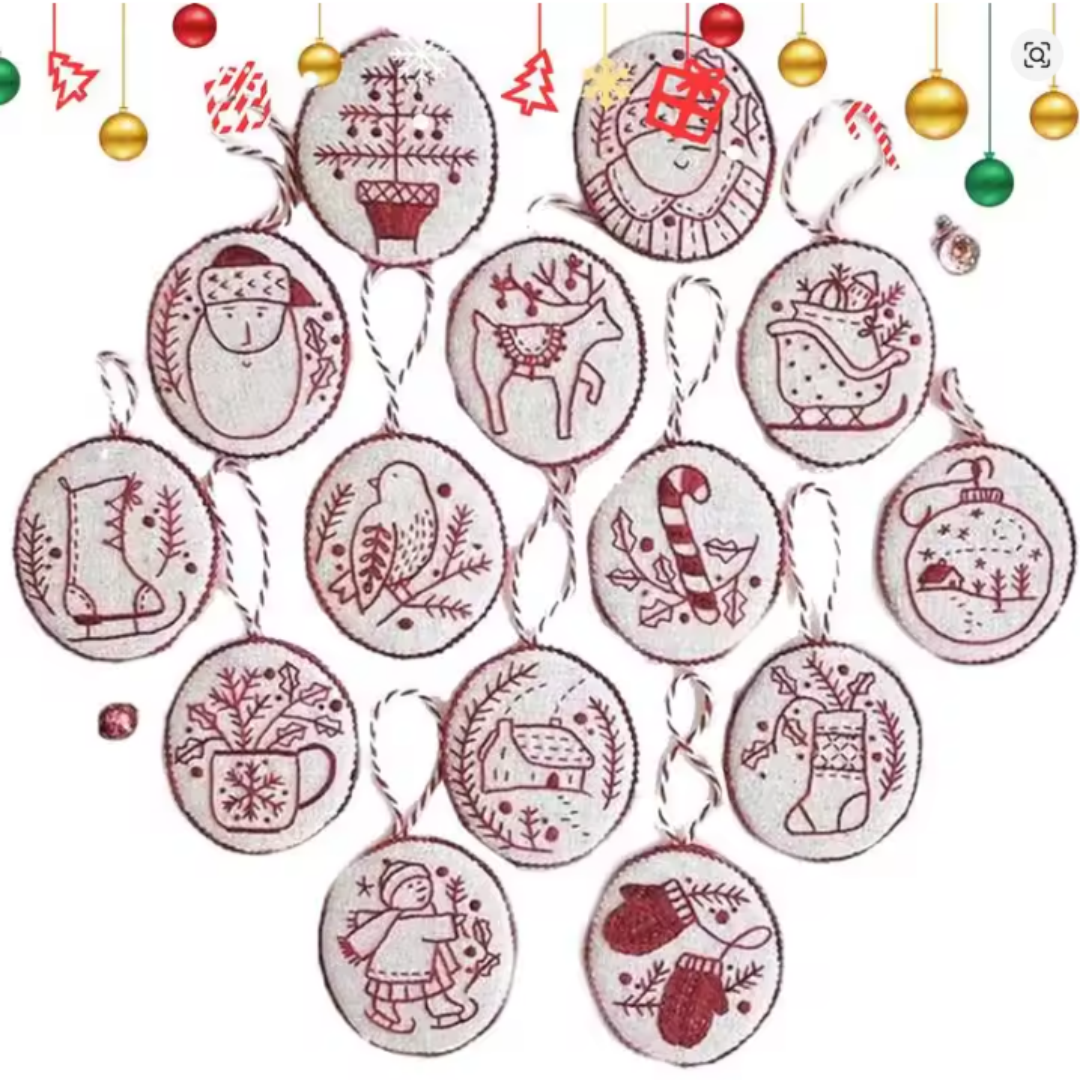 Christmas 2025 News Handmade E – Embroidery Xmas Decorations recenzja i cena