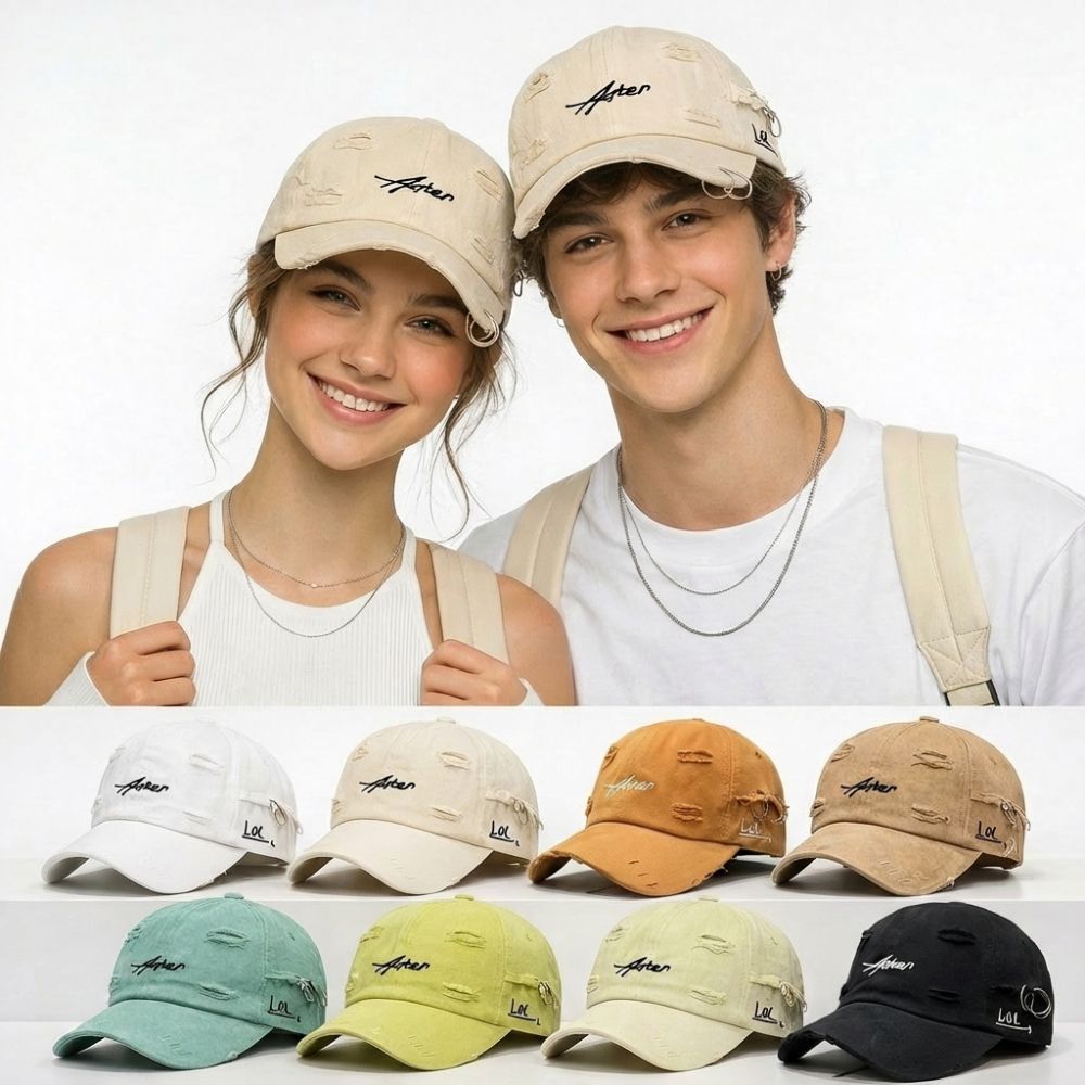 Casual Unisex Baseball Cap Ash – Embroidery Ring Sizes recenzja i cena