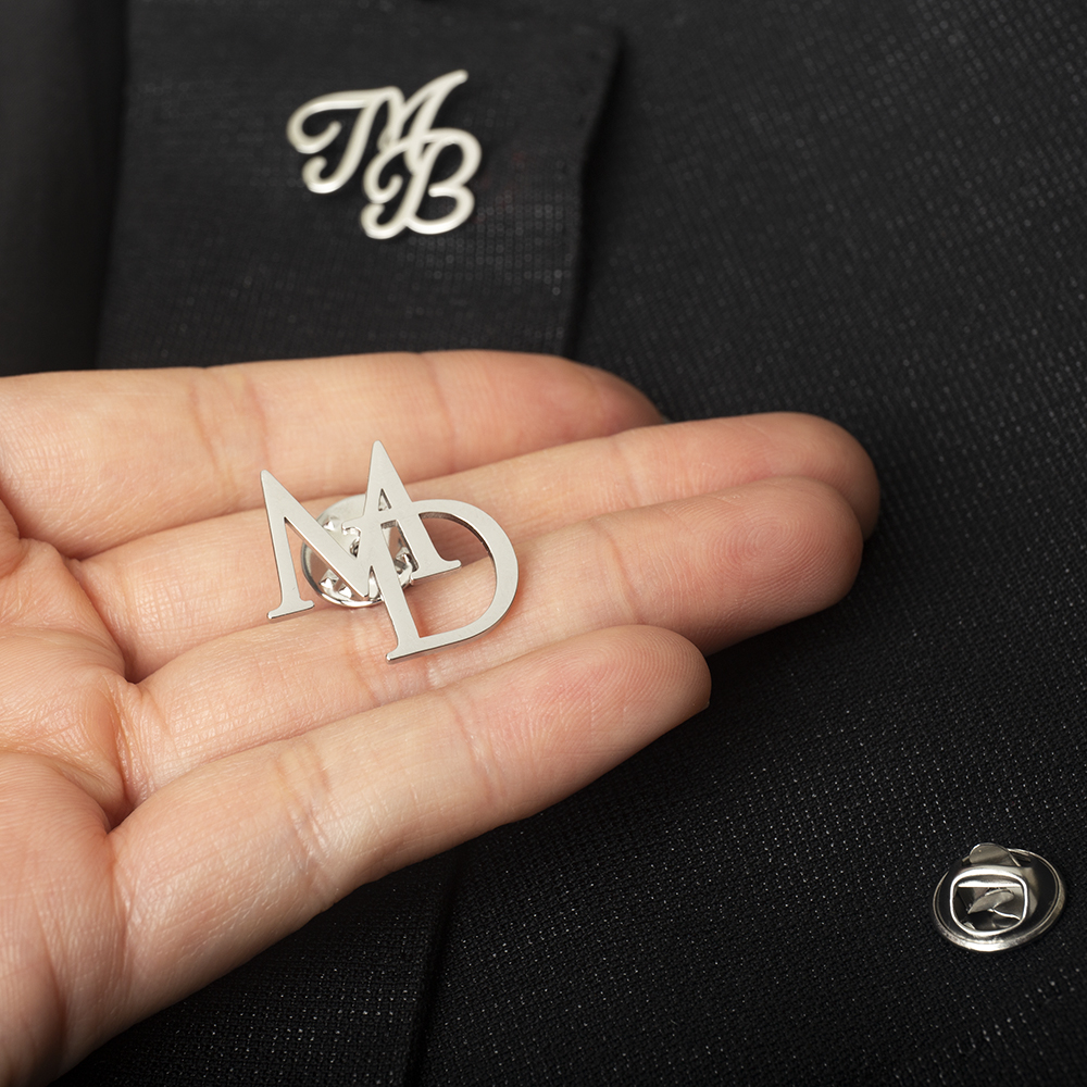 Tangula Custom Initials Brooch – Embroidery Names recenzja i cena