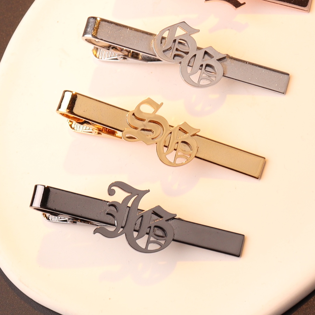 Custom Name Initials Tie Clip  – Embroidery Knot recenzja i cena