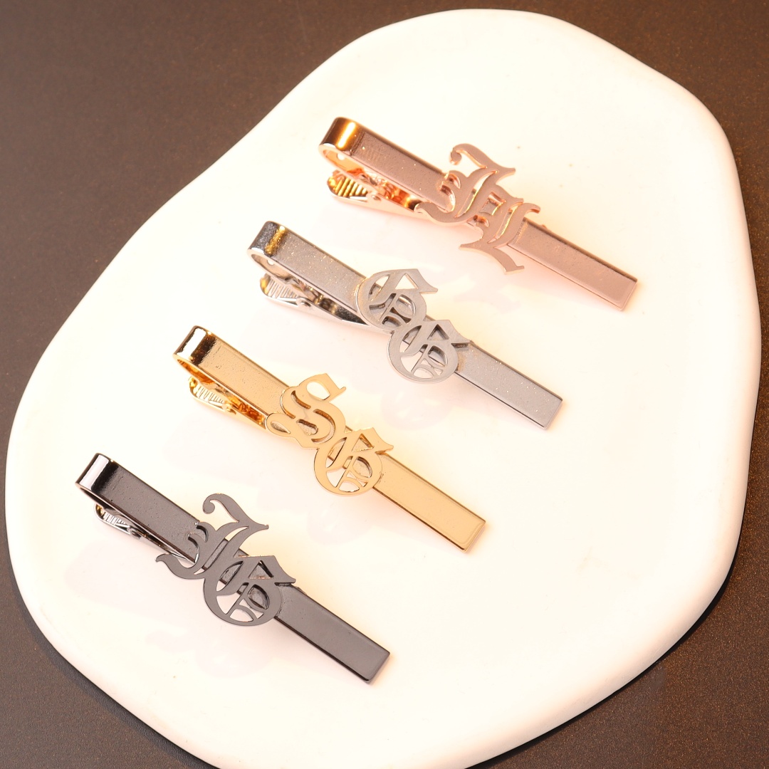 Custom Name Initials Tie Clip  – Embroidery Knot recenzja i cena