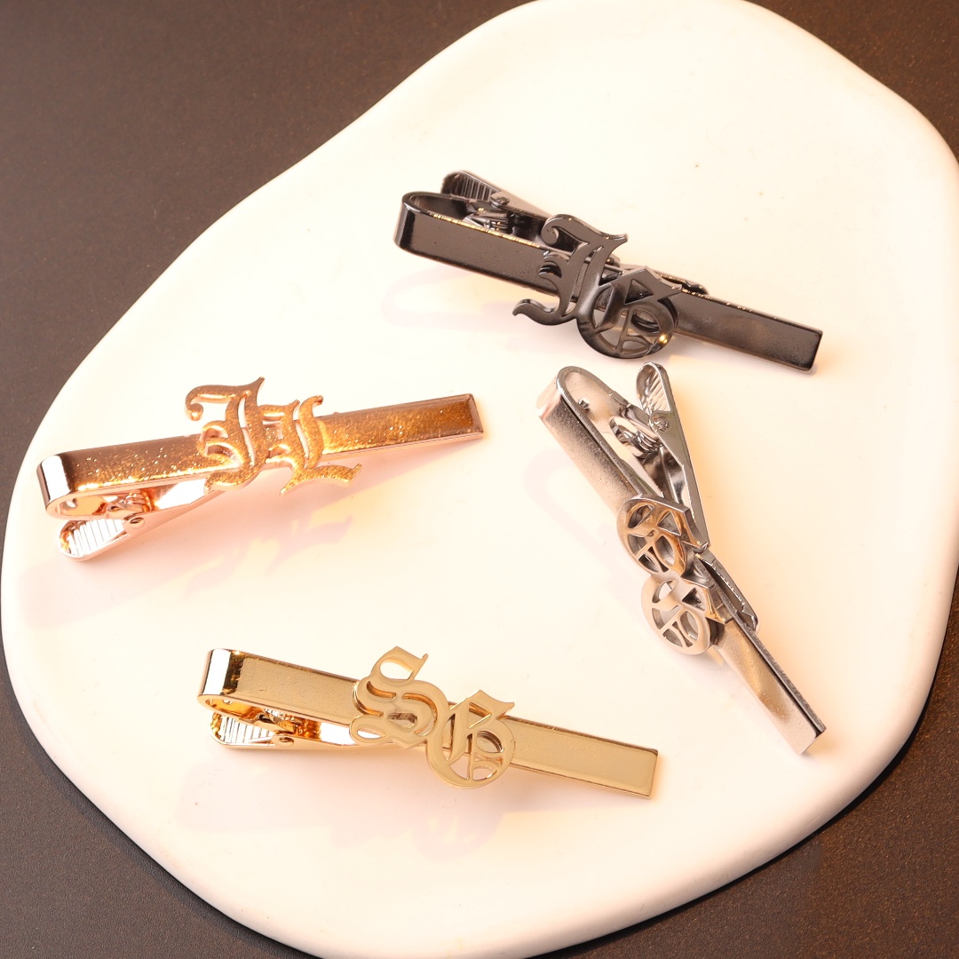 Custom Name Initials Tie Clip  – Embroidery Knot recenzja i cena