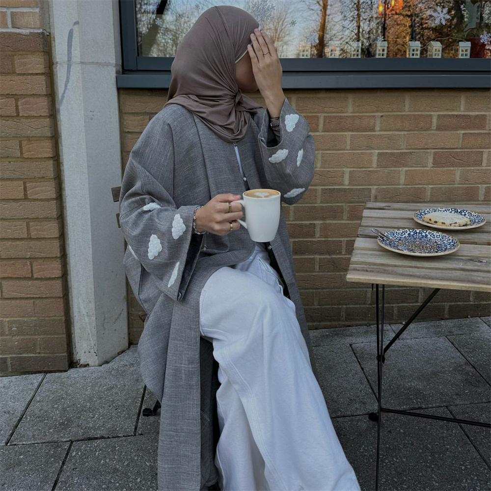 Embroidery Abayas Muslim Dress – Embroidery Kebaya recenzja i cena